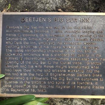 Deetjen's Restaurant - National Historic Registry - American Near Me - Big Sur, California Deetjen's Restaurant - National Historic Registry - American Near Me - Big Sur, California