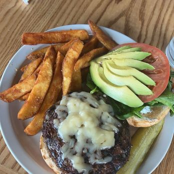 Bubba's Burgers And Bar - Avocado Burger with Fries - American Near Me - Traverse City, Michigan