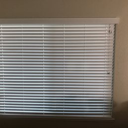 Window and blind - brand new! So beautiful- no noise and dust coming from the street or cigarette smoke from my neighbors.
