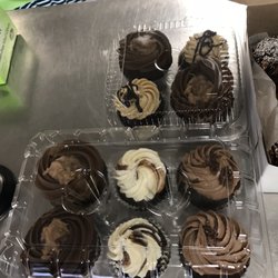 Assorted chocolate cupcakes