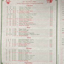 Menu sample Menu sample