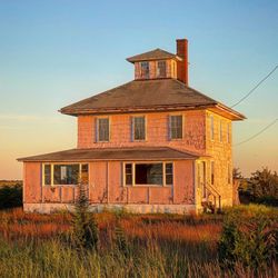 The Pink House - Golden Hour - "The Spite House". - 1925