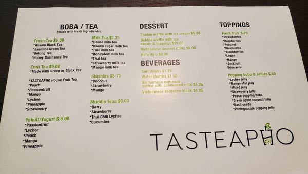 Menu photo 8 TasteaPho Brandon, FL