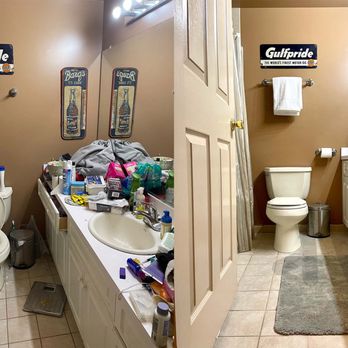 The Home Clean Up - Bathroom deep cleaning - Before & After - Home Cleaning Near Me The Home Clean Up - Bathroom deep cleaning - Before & After - Home Cleaning Near Me