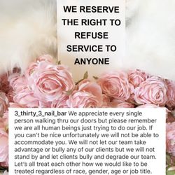 3 Thirty 3 Nail Bar - #bekindalways #respectisa2waystreet