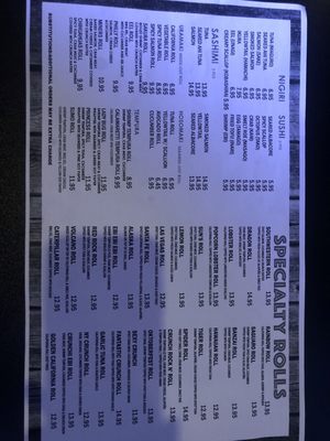 Menu photo 7 Sushi Garden El Paso, TX