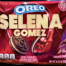 Target - Selena Gomez Limited Edition Oreos! (chocolate and cinnamon crème cookies)