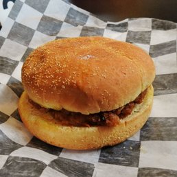 Bbq pulled pork sandwich Bbq pulled pork sandwich