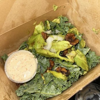 Coffee Up Roastery - Kale Avocado Salad - Coffee & Tea Near Me - Chino, California Coffee Up Roastery - Kale Avocado Salad - Coffee & Tea Near Me - Chino, California