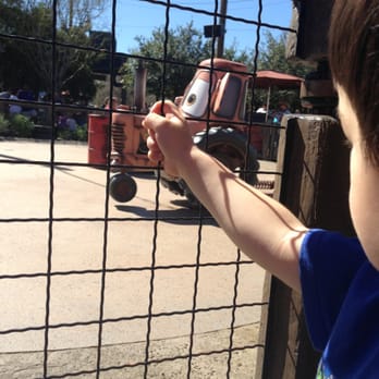 Mater's Junkyard Jamboree - This is what excited anticipation looks like. - Amusement Parks Near Me - Anaheim, California