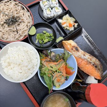 Fukagawa - special fish combo with salmon - Japanese Near Me - Gardena, California Fukagawa - special fish combo with salmon - Japanese Near Me - Gardena, California