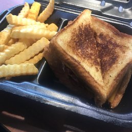 Smokehouse Sandwich and fries Smokehouse Sandwich and fries
