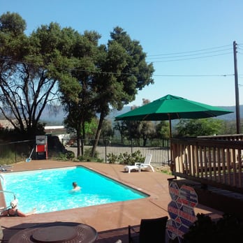 Mountain Trail Lodge - Pool view - Vacation Rentals Near Me - Oakhurst, California Mountain Trail Lodge - Pool view - Vacation Rentals Near Me - Oakhurst, California
