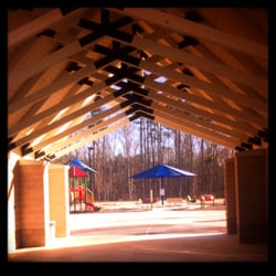 Harbins Park - Harbins Park 2 - Center Building (Restrooms Area Left Side) Playground In Rear - Winter 2014