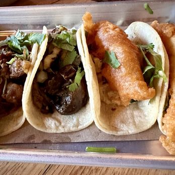 Bartaco - Our duck taco, fish tacos and mushroom taco. - Tacos Near Me - North Bethesda, Maryland