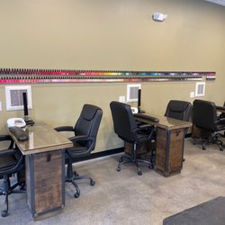 Ember Salon & Spa - Brand new nails stations with ALL the colors to pick from!