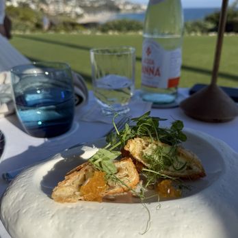 Studio Mediterranean - Cheese in flakey dough and apricot jam, finger food - Mediterranean Near Me - Laguna Beach, California