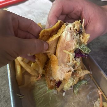 PRK 101 - Raw chicken sandwich - Beer Bar Near Me - Carlsbad, California PRK 101 - Raw chicken sandwich - Beer Bar Near Me - Carlsbad, California