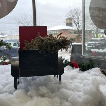 Crave Cafe - Window Christmas Decor - Sandwiches Near Me - Canton, New York