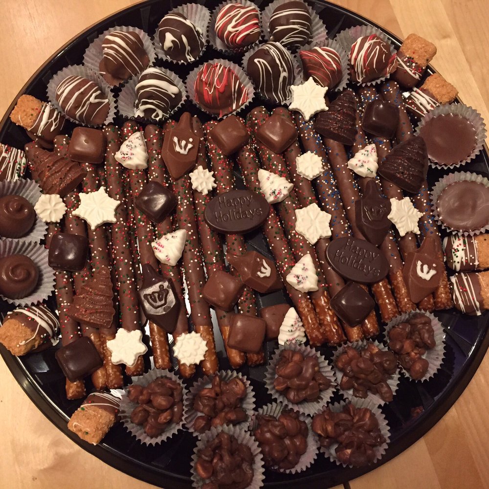 Sweet Surprises - a plate of chocolates and pretzels - Bakeries Near Me - Richmond Heights, Ohio Sweet Surprises - a plate of chocolates and pretzels - Bakeries Near Me - Richmond Heights, Ohio