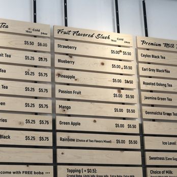 Brew Cha - Fruit flavored slush menu - Bubble Tea Near Me - San Francisco, California Brew Cha - Fruit flavored slush menu - Bubble Tea Near Me - San Francisco, California