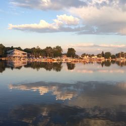 Portage Yacht Club - Sunset at Portage Yacht Club