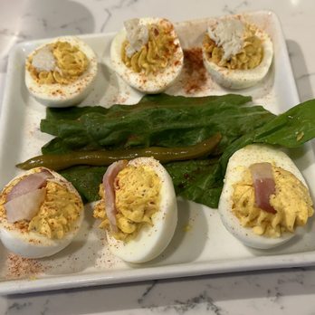 Batture Bistro and Bar - Deviled eggs - New American Near Me - New Orleans, Louisiana Batture Bistro and Bar - Deviled eggs - New American Near Me - New Orleans, Louisiana
