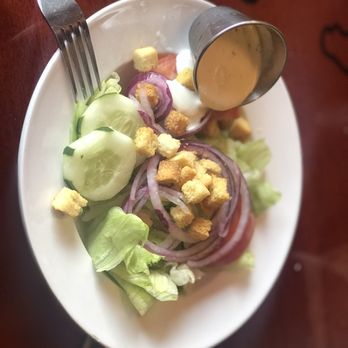 Dino's Italian Restaurant - Side salad with ranch - Italian Near Me - London, Kentucky Dino's Italian Restaurant - Side salad with ranch - Italian Near Me - London, Kentucky