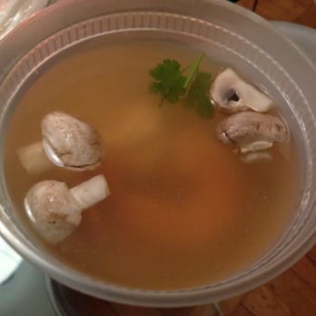 Born Thai - Tom yum soup. Spicy but underwhelming. - Thai Near Me - Brooklyn, New York Born Thai - Tom yum soup. Spicy but underwhelming. - Thai Near Me - Brooklyn, New York