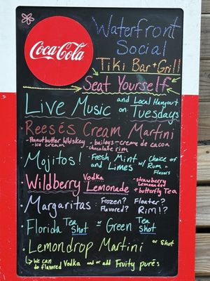 Menu photo 1 Waterfront Social Crystal River, FL Menu photo 1 Waterfront Social Crystal River, FL