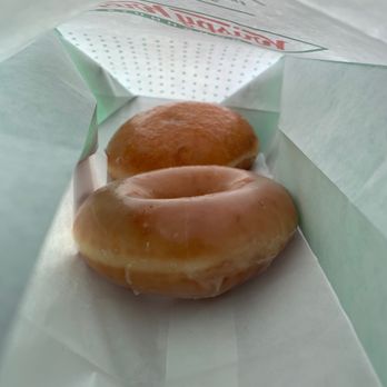 Krispy Kreme - Original glazed and raspberry filled - Donuts Near Me - Daly City, California
