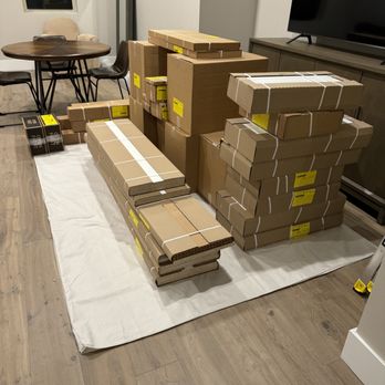 EasyClosets - All of the boxes for the install. - Cabinetry Near Me - Parsippany, New Jersey