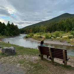 Emerson - The back of resort by stream