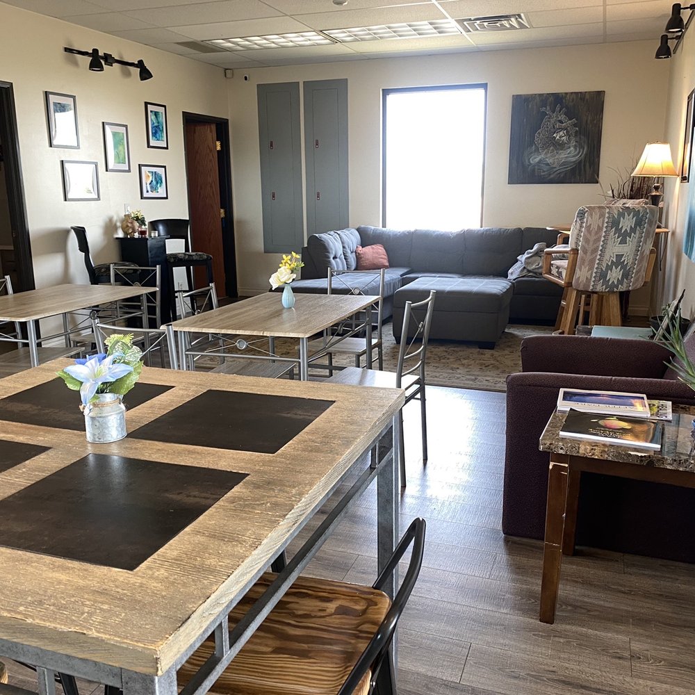 Ahimsa Coffee - Dining area - Coffee & Tea Near Me - Limon, Colorado Ahimsa Coffee - Dining area - Coffee & Tea Near Me - Limon, Colorado