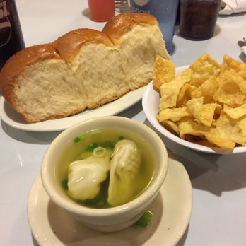 Ping On Restaurant - Won ton soup & some delicious complimentary bread - Chinese Near Me - Clinton Township, Michigan Ping On Restaurant - Won ton soup & some delicious complimentary bread - Chinese Near Me - Clinton Township, Michigan