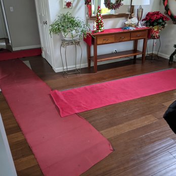 ASAP Movers - red runners to protect floors - Movers Near Me - Santa Maria, California