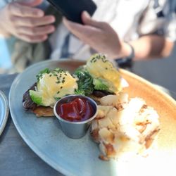 Driftwood Kitchen - DK Benedict with Steak