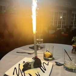 Caledonia Dining Room @ Valhalla Resort Hotel - Dessert chocolate cake was really good not to decadent