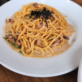 Cafe de l'Orangerie - Masago de creamy spaghetti - Japanese Near Me - Vancouver, British Columbia Cafe de l'Orangerie - Masago de creamy spaghetti - Japanese Near Me - Vancouver, British Columbia