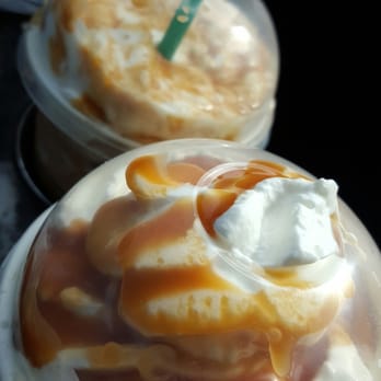 Starbucks - Seasonal salted caramel frapp...and regular caramel frapp - Coffee & Tea Near Me - Tulare, California Starbucks - Seasonal salted caramel frapp...and regular caramel frapp - Coffee & Tea Near Me - Tulare, California