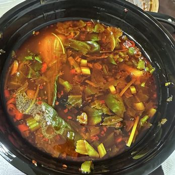 The Red Hot Chili Burrow - N5. Tiger Hot Taiwanese Beef Noodle or Rice Noodle (I think) - Szechuan Near Me - Houston, Texas