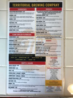 Menu photo 6 Territorial Brewing Company Springfield, MI Menu photo 6 Territorial Brewing Company Springfield, MI