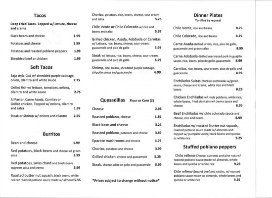 Menu photo 7 Café Capricho Sacramento, CA