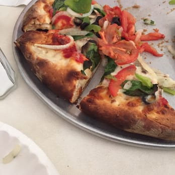 Bernillo's Pizzeria  - Veggie pizza. Pretty bland. - Pizza Near Me - Fort Bragg, California
