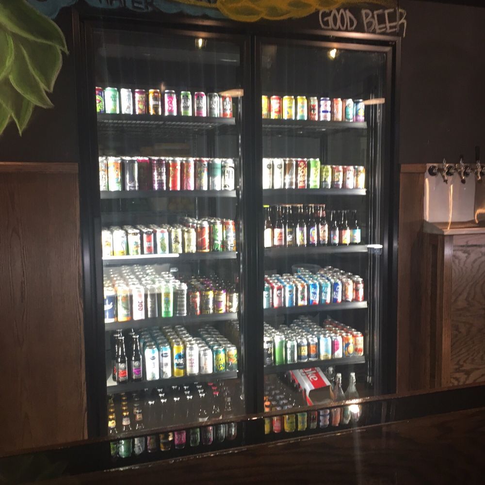 Plenty of craft beers in a can to pick from.