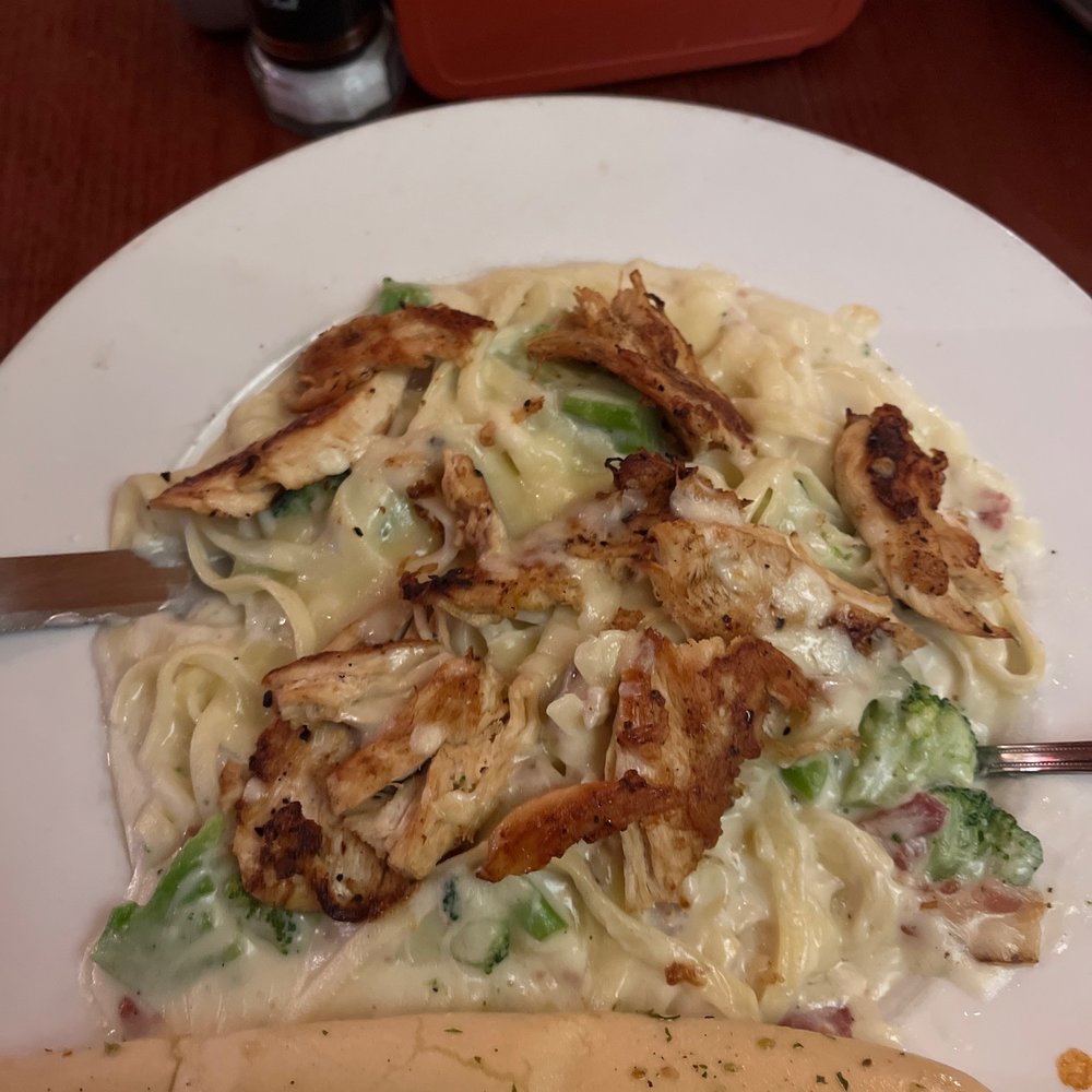 Sparky's Place Restaurant - Chicken Carbonara - Breakfast & Brunch Near Me - Astor, Florida Sparky's Place Restaurant - Chicken Carbonara - Breakfast & Brunch Near Me - Astor, Florida