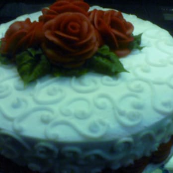 Price Cutter - Princess Lace single layer Cake with red roses and scrollwork - Grocery Near Me - Waynesville, Missouri