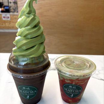 Matcha Cafe Maiko - Hojicha Float and Strawberry Matcha Latte - Ice Cream & Frozen Yogurt Near Me - Monterey Park, California Matcha Cafe Maiko - Hojicha Float and Strawberry Matcha Latte - Ice Cream & Frozen Yogurt Near Me - Monterey Park, California