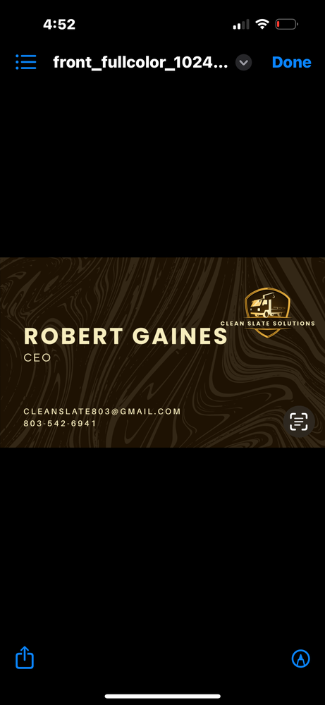 Slide of Clean Slate Solutions