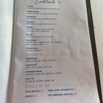 Pescado - Cocktail menu June 2023 - American Near Me - Rosemary Beach, Florida Pescado - Cocktail menu June 2023 - American Near Me - Rosemary Beach, Florida